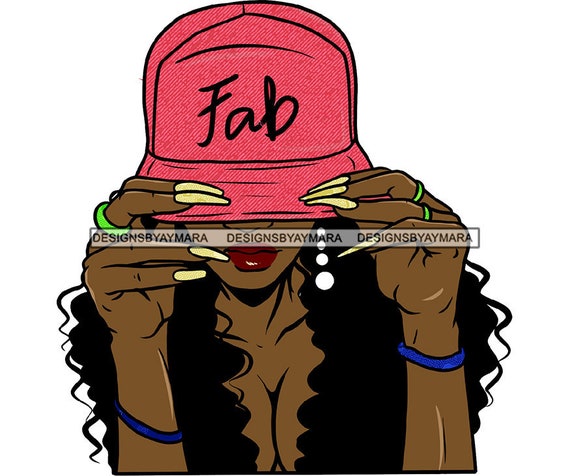 Cute Black Hip Hop Girl Png Graphic by Stanfield Design · Creative