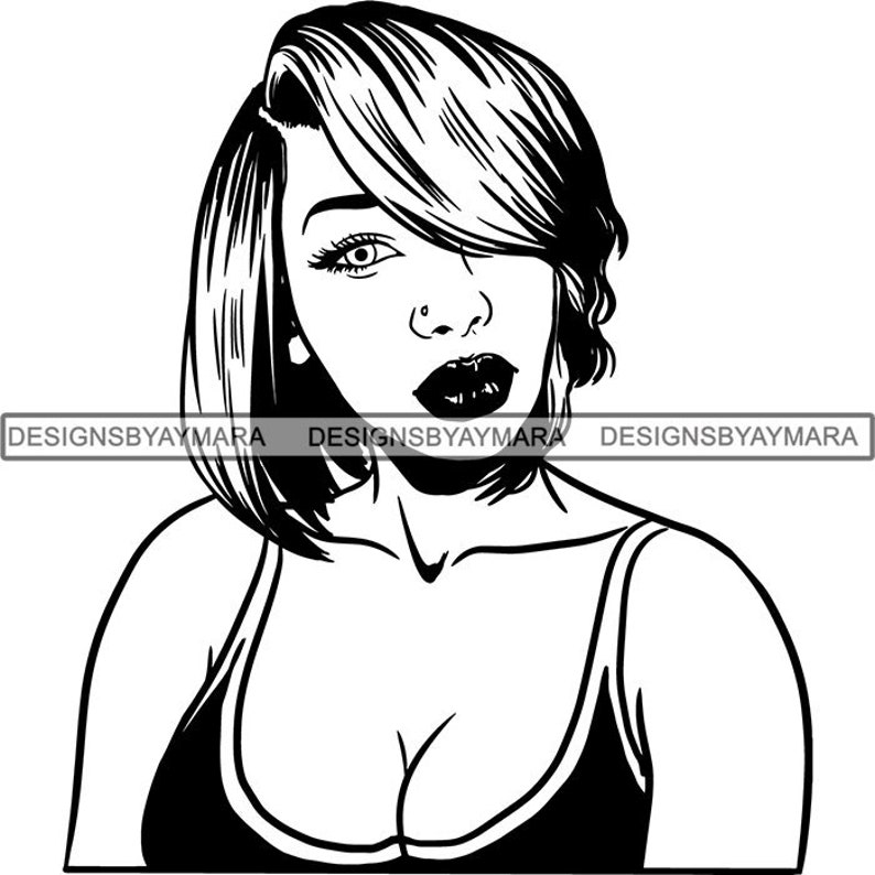 Download Afro Goddess SVG Nubian Queen Fabulous Glamour Melanin ...