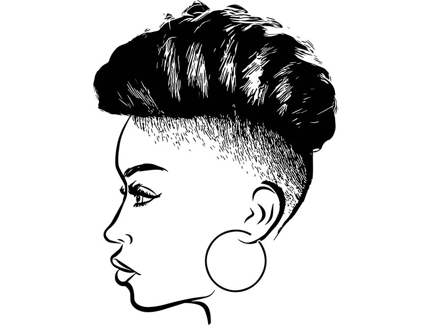 Download Afro Woman svg Princess Queen Short Hair Beautiful African ...