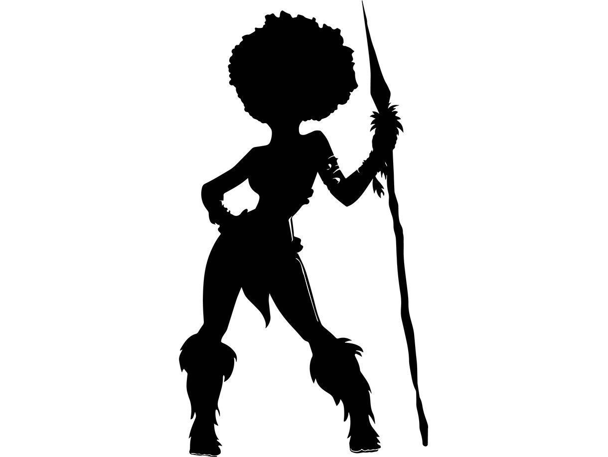 Afro Woman svg Princess Queen Afro Hair Beautiful African ...