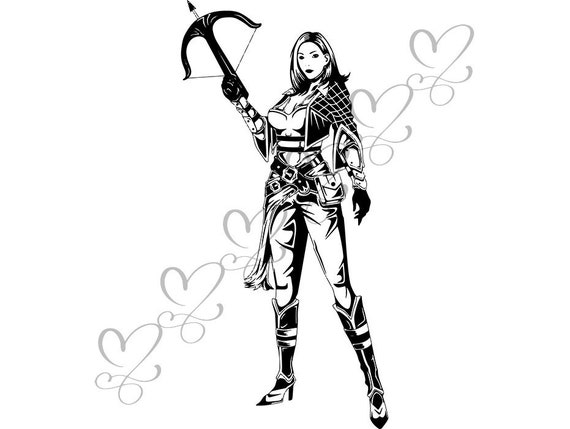 Knight Warrior Women Power Princess Viking Religious Saint Etsy