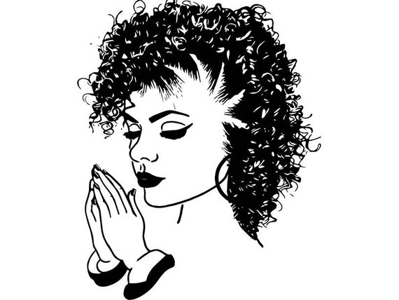 Free Free 259 Svg Black Woman Praying Images Free SVG PNG EPS DXF File