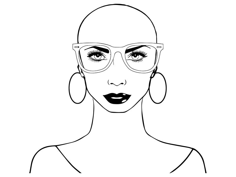 Download Woman Bald Style Beauty Salon Nubian Princess Queen ...