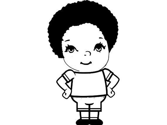 Afro Little Boy Kid Curly Hair Style Happiness Ethnicity Etsy