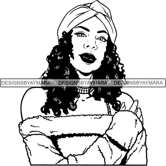 Download Black Woman Svg Black Girl Magic Afro Woman Svg Nubian Queen Fabulous Diva Turban Head Wrap Melanin Popping Beautiful Svg Classy Woman Dxf Clip Art Art Collectibles Advancedrealty Com