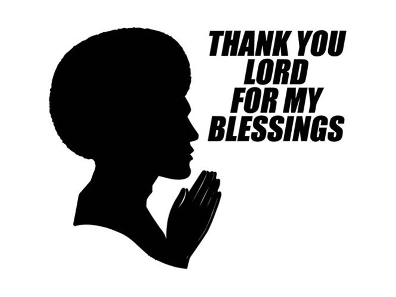 Download Black Man Praying Silhouettes God Quotes Afro Male Believe ...