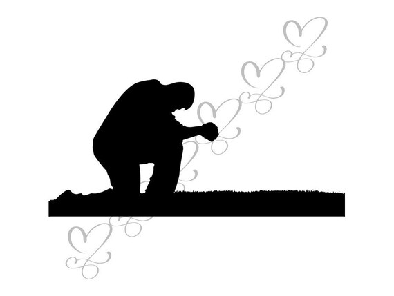 Man Praying Asking God Bible Grace Catholicism Christianity Etsy