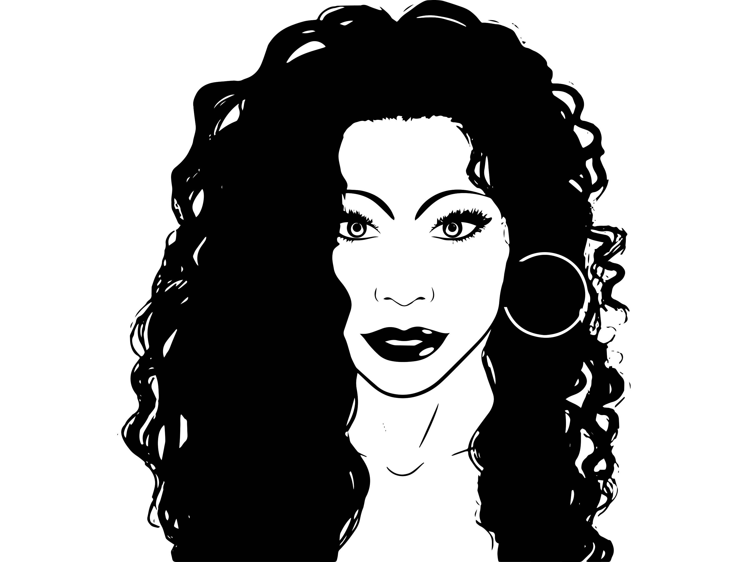 Download Afro Woman svg Princess Queen Afro Hair Beautiful African ...