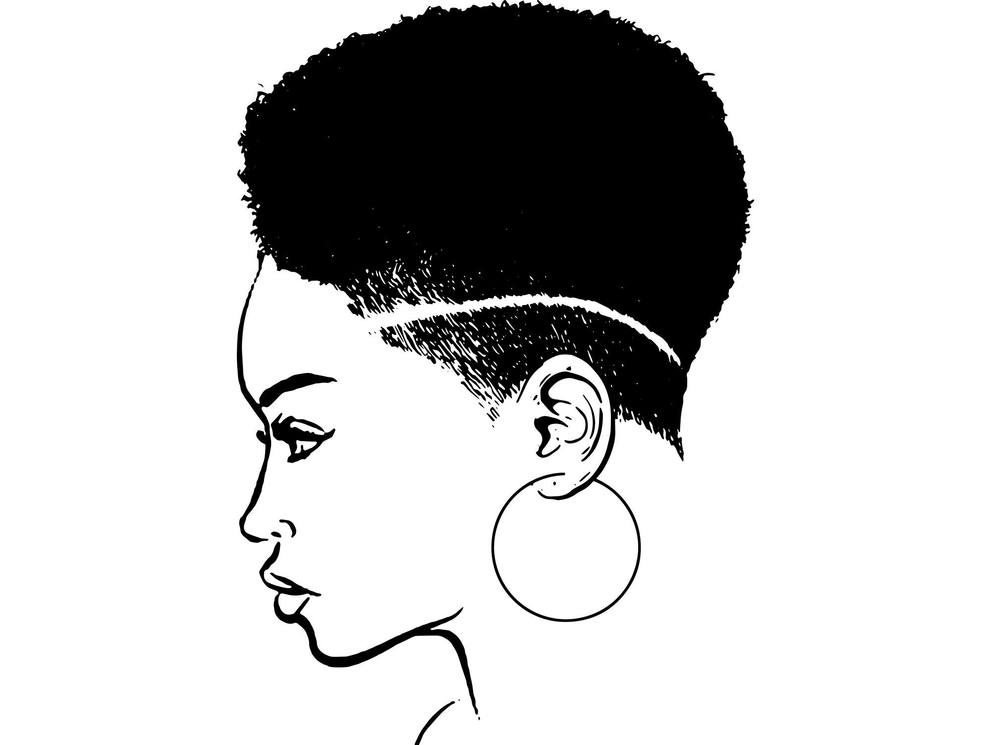 Download Afro Woman svg Princess Queen Afro Hair Beautiful African ...