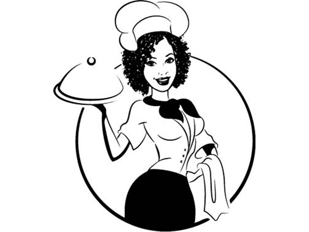 Download Black Latina Woman Chef Curly Afro Hair Nubian Princess Queen | Etsy