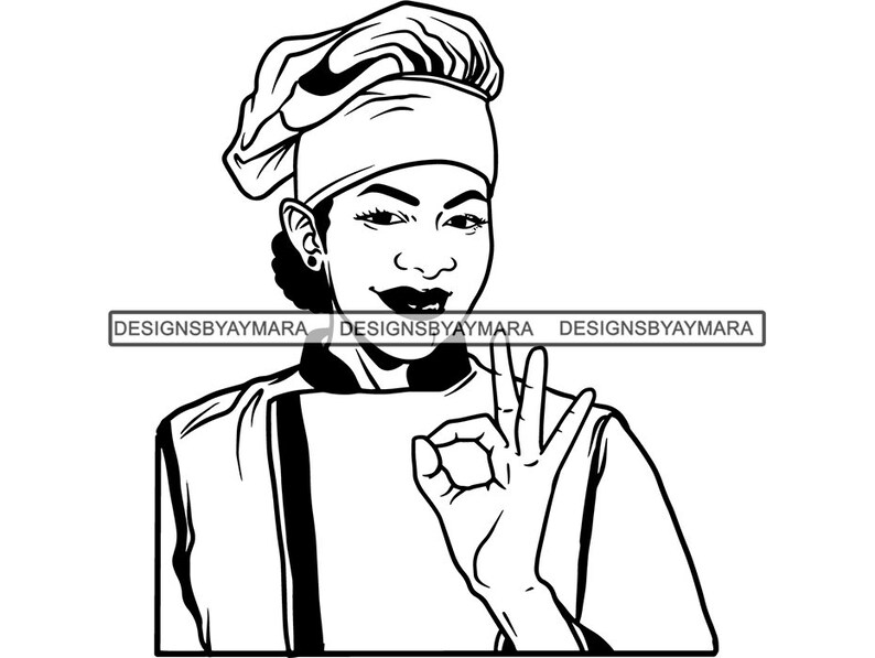 Download Afro Woman Chef SVG Nubian Princess Black Queen Beautiful ...