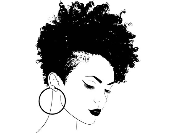 Download Black Woman Nubian Princess Queen Afro Hair Beautiful African | Etsy