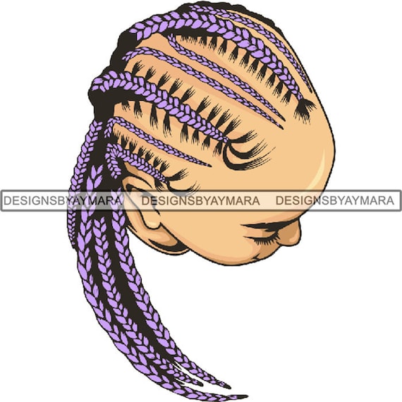Black Woman Png Braids Locs Dreads Hairstyle Beauty Salon Nubian Melanin Queen Diva Female Jpg Png Vector Clipart Not For Cutting