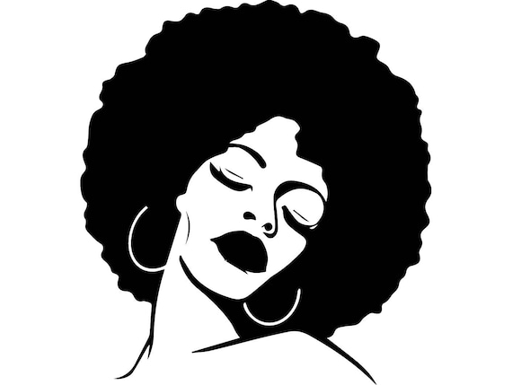 Download Afro Woman svg Princess Queen Afro Hair Beautiful African ...