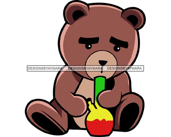 weed teddy bear