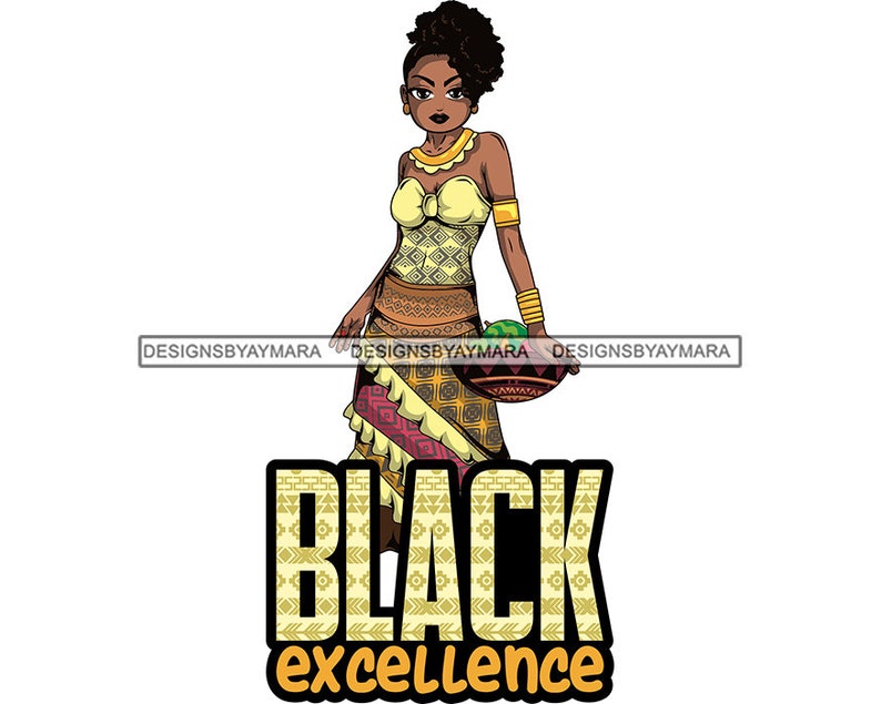Afro Lola Black History Month Quotes February Celebration Proud Roots African American Woman SVG JPG PNG Clipart Vector Cricut Cut Cutting