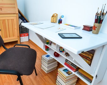 kids fold down desk