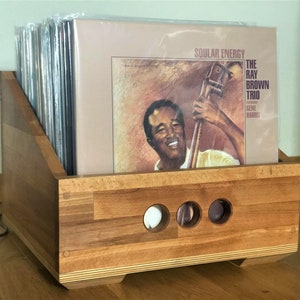 Hardwood Crate | LP Storage Crate | Solid Beech or Birch Plywood Handmade Crate | Pine Storage Decor | Wood House Decor
