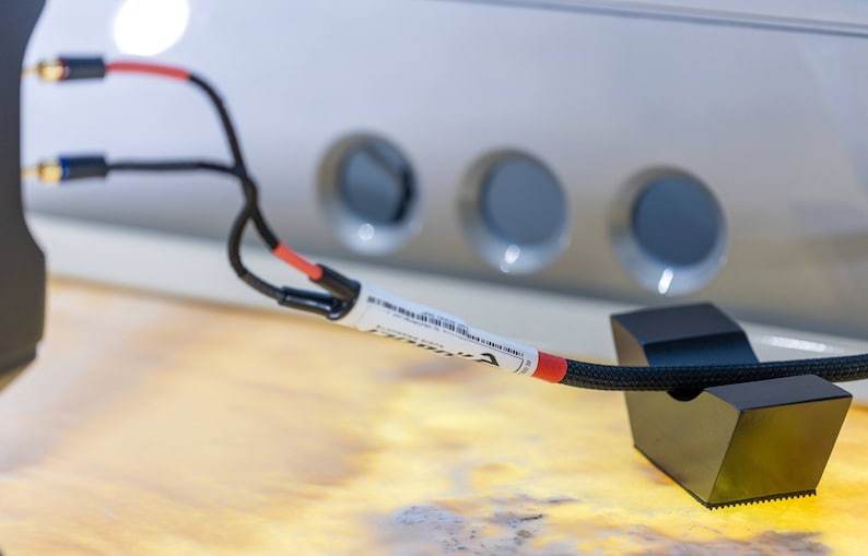 Set of Hifi Audiophile Cable Risers | Wooden Supports for Lifting Power ...