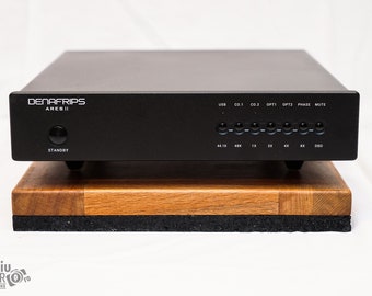 DAC Isolation Platform | Anti Vibration Stand | Handmade from Solid Wood | Perfect for small/medium DACS Topping, Denafrips, Chord, RME, iFi