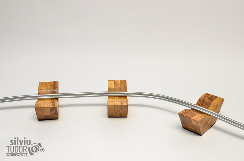 Set of Hifi Audiophile Cable Risers | Wooden Supports for Lifting Power ...