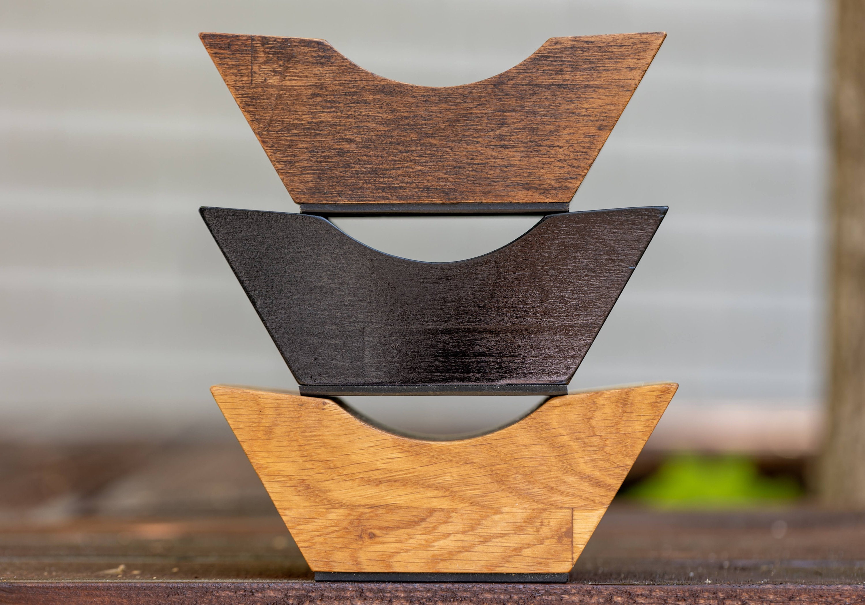 Set of Hifi Audiophile Cable Risers | Wooden Supports for Lifting Power ...