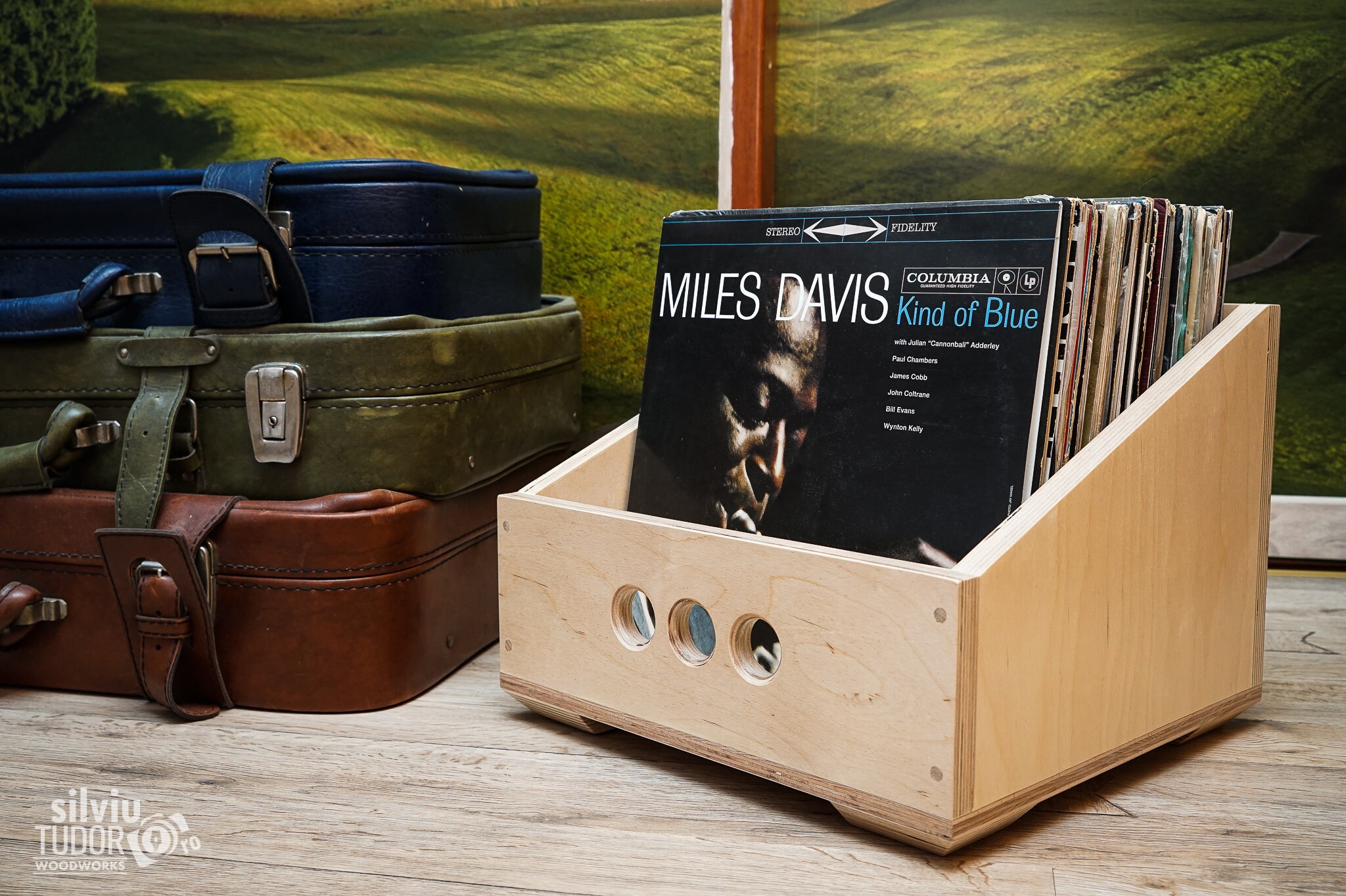 RECORD CRATE Record storage Lp wood crate Vinyl wood crate Etsy