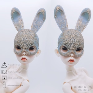 3d printed mask for bjd doll Popovy sis