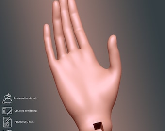 Bjd doll hands 3d model STL File for 3d printing