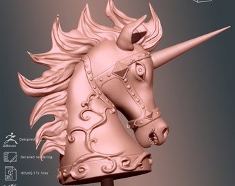3d model Alice Madness  Returns Hobby Horse  Unicorn STL file for 3D printing