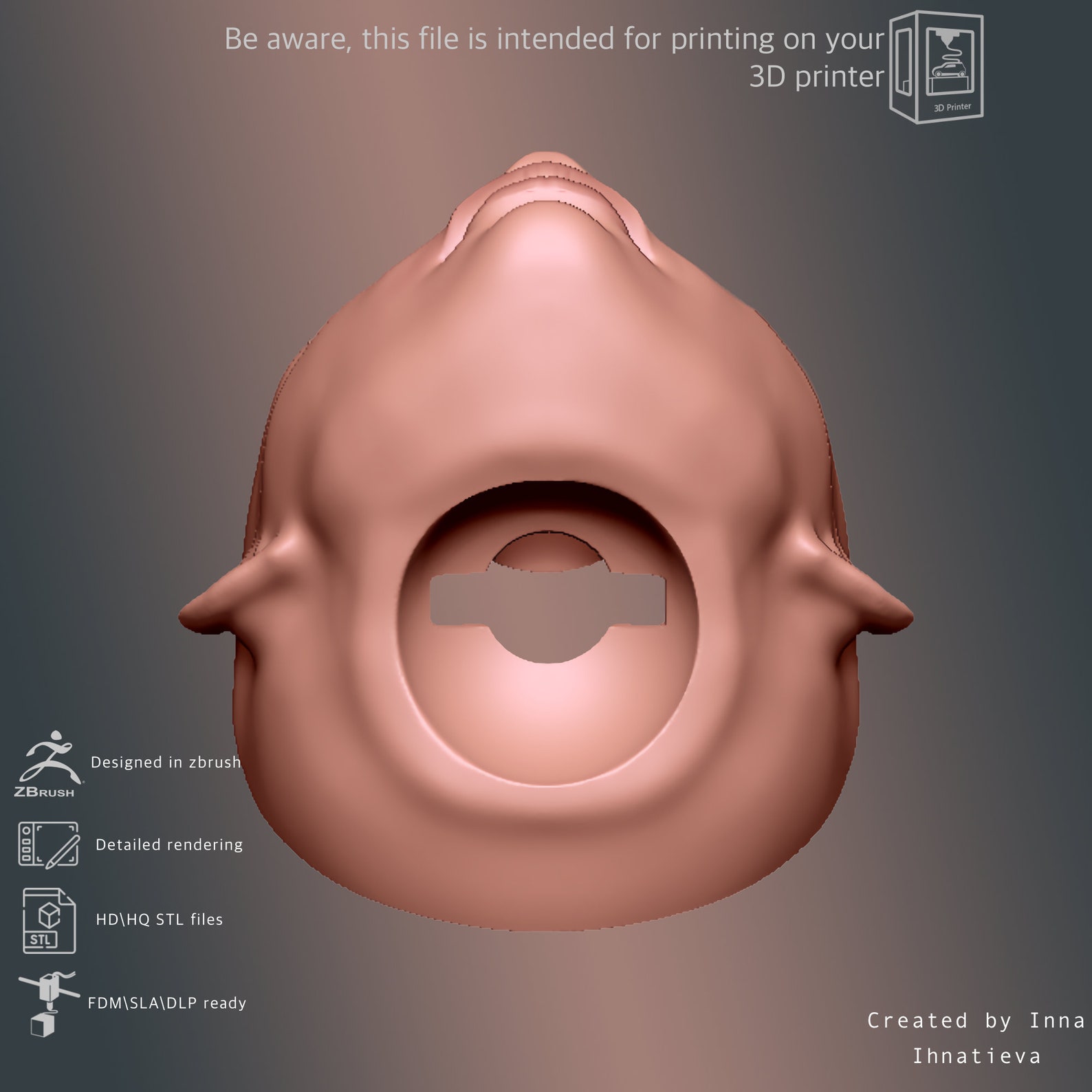 3d Model STL File BJD Doll Head With Cap for 3d Printing - Etsy
