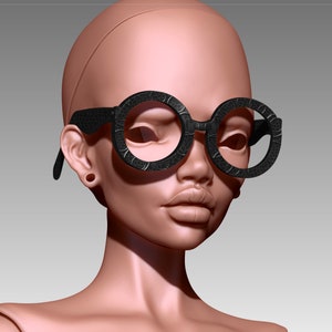3 pairs of sunglasses for the  BJD doll