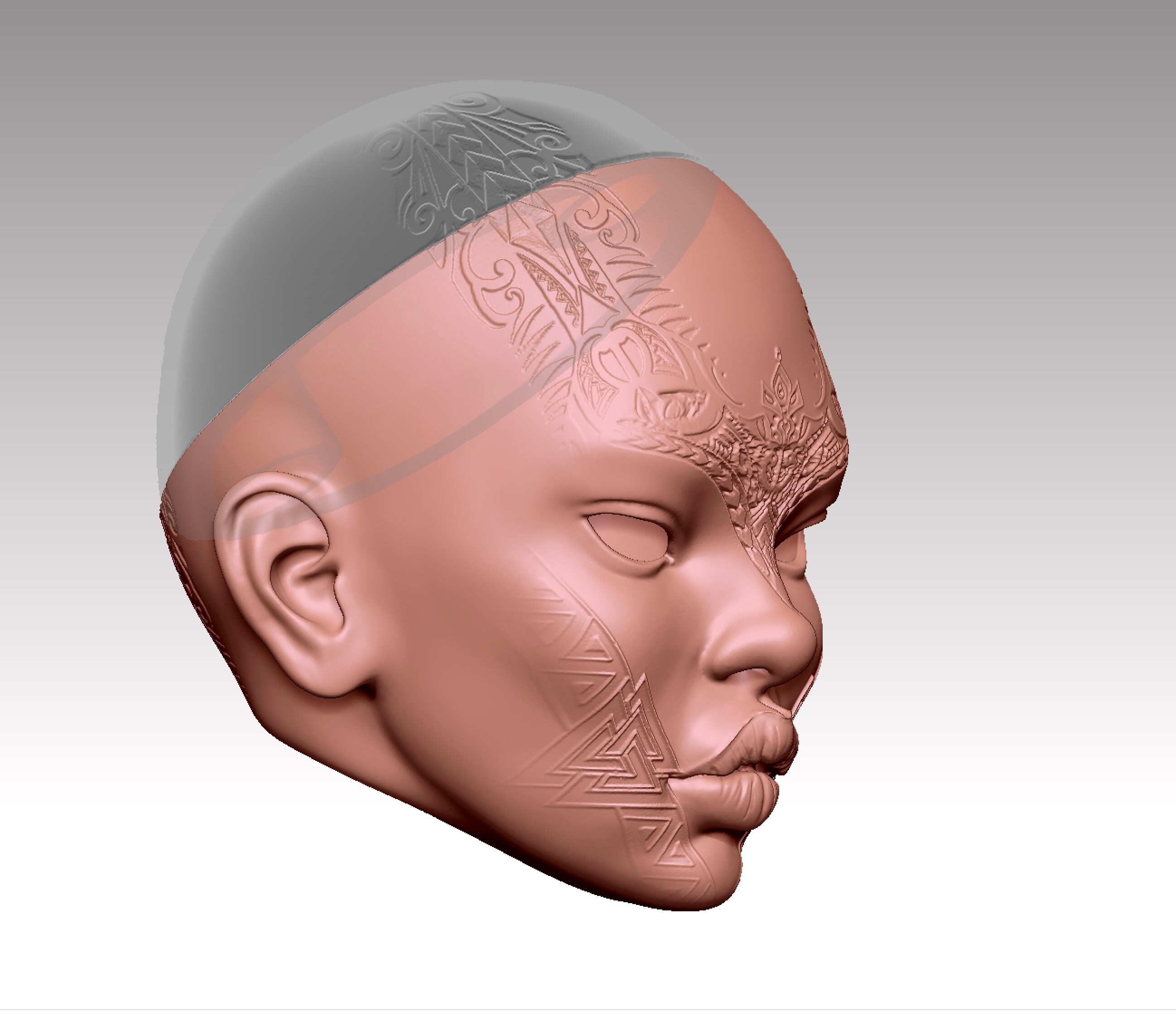 3d Model STL File Head for BJD Doll - Etsy