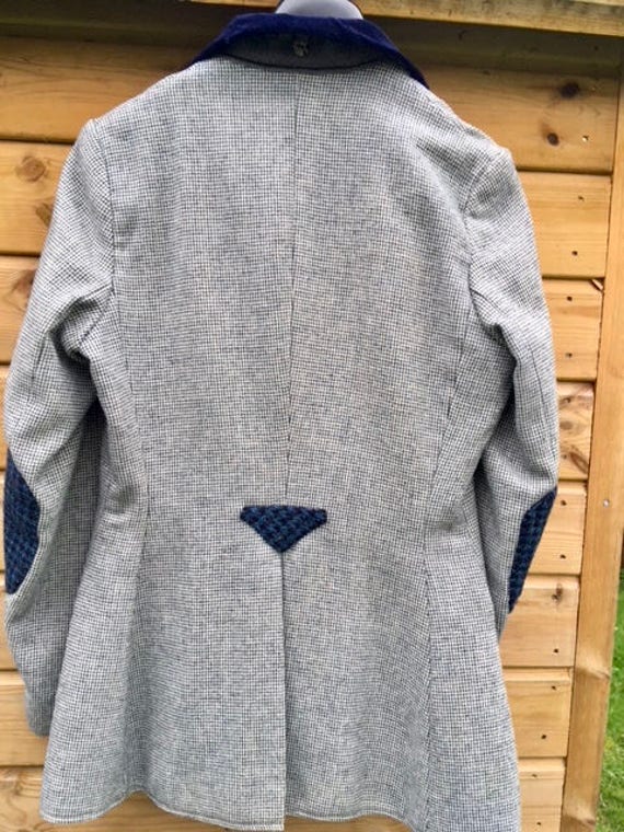 Hand Embroidered Grey Tweed Caldene 