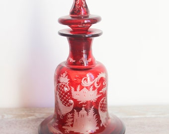 Rare Ruby Glass Scent Bottle