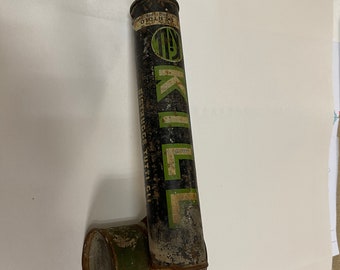 1930's old fly spray with lettering