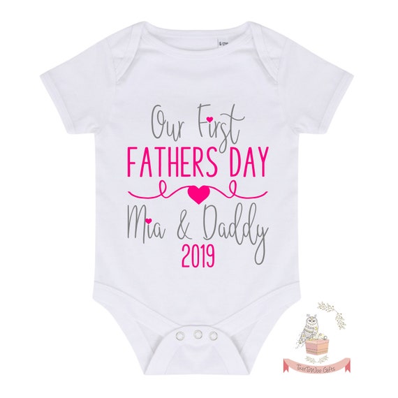 Fathers Day Gift-Personalised Baby Vest 