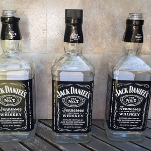 Empty Jack Daniels 1.75L Bottles - Set of 3