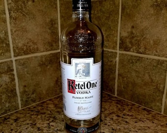 Empty Assorted Vodka Liquor Bottles with Lids (750mL & 1L)