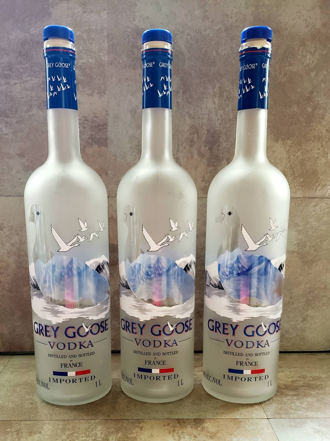 Vodka Empty Empty Assorted Vodka Liquor Bottles With Lids (750ml & 1L) - Etsy