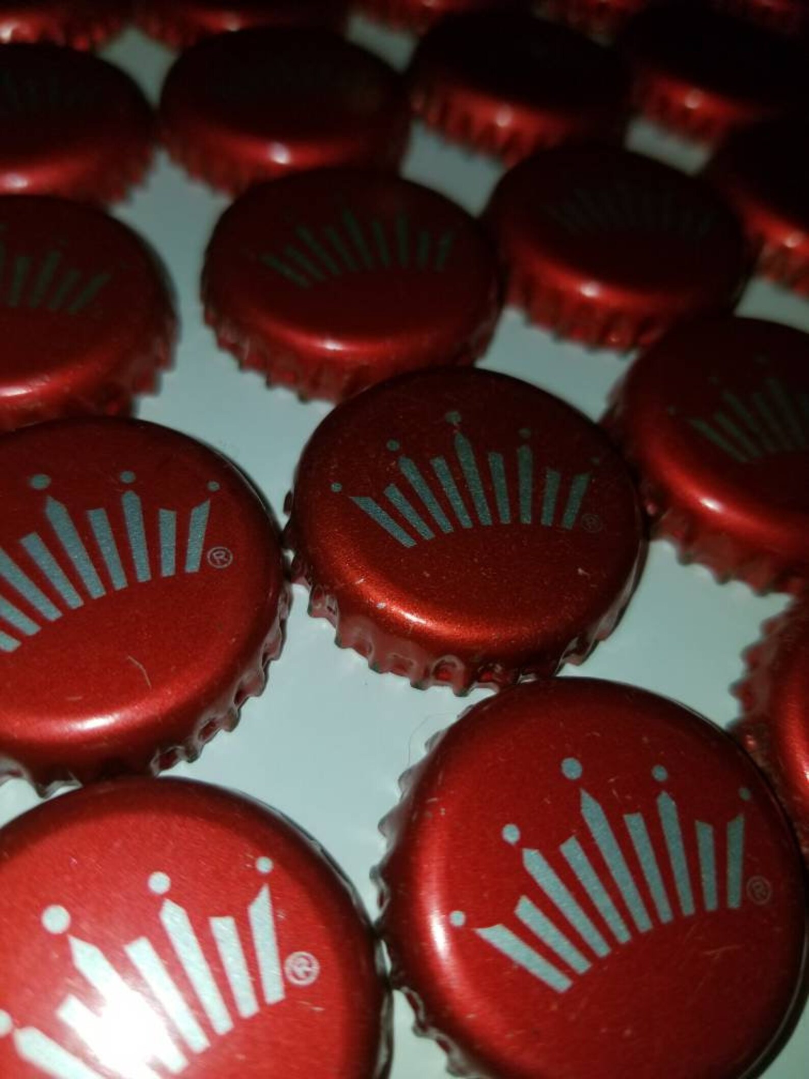 Lot of 100 Budweiser Beer Bottle Caps. new Style Good Etsy