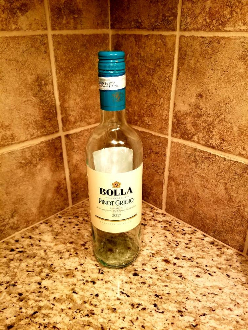 Comprar Botellas De Vino Vacias Juego de botellas de vino transparente vacías de 12 750ML | Etsy