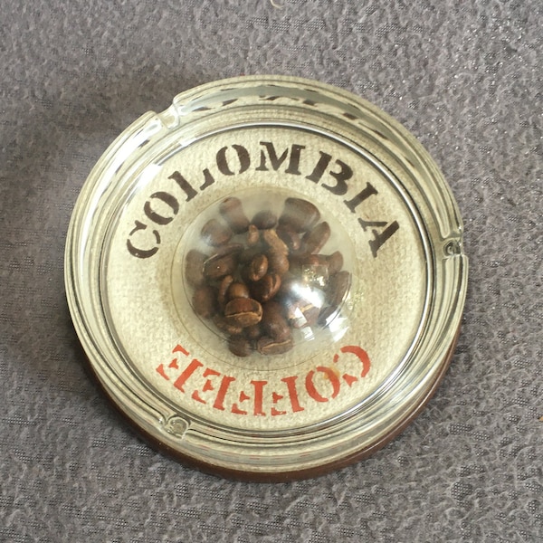 Colombia Coffee ashtray