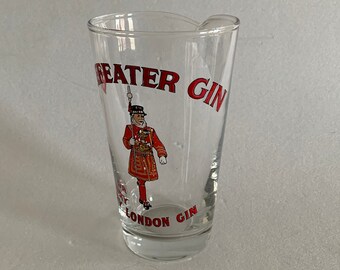 Set Of 2 x Beefeater Gin Tall Drinking Glasses "Insist On The Best" Brand New 