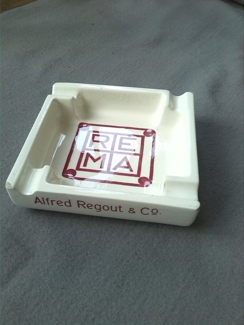 REMA Alfred Regout Ashtray made by Regout /& Co Maastricht