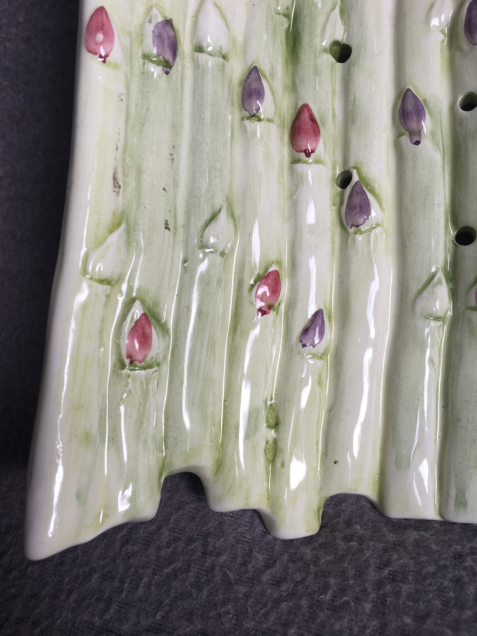 Vintage asparagus dish Etsy