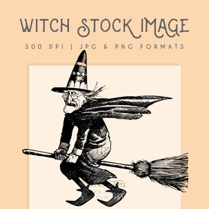 Halloween witch clipart, Instant Download witch printable, witch clip art commercial use  graphic, home decor, scrapbooking, witch wall art