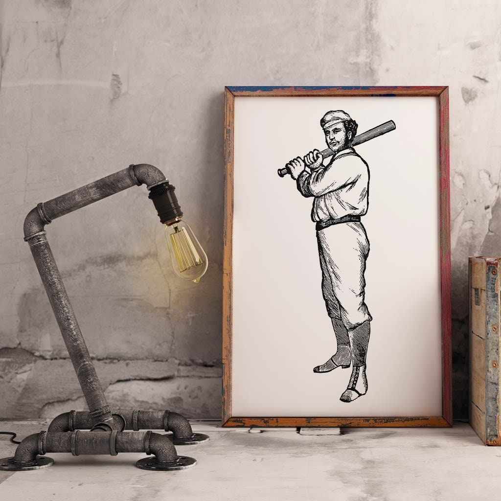 BASEBALL CLIPART, Baseball Graphic, Printable Baseball, Baseball