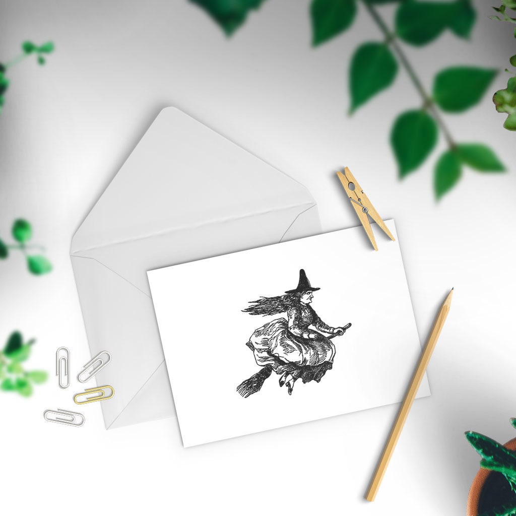 Halloween Witch Clipart, Instant Download Witch Printable, Witch Clip ...