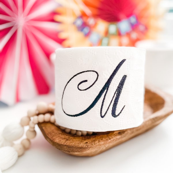 Toilet Paper, Personalized Gift, Monogrammed, Gift for Her